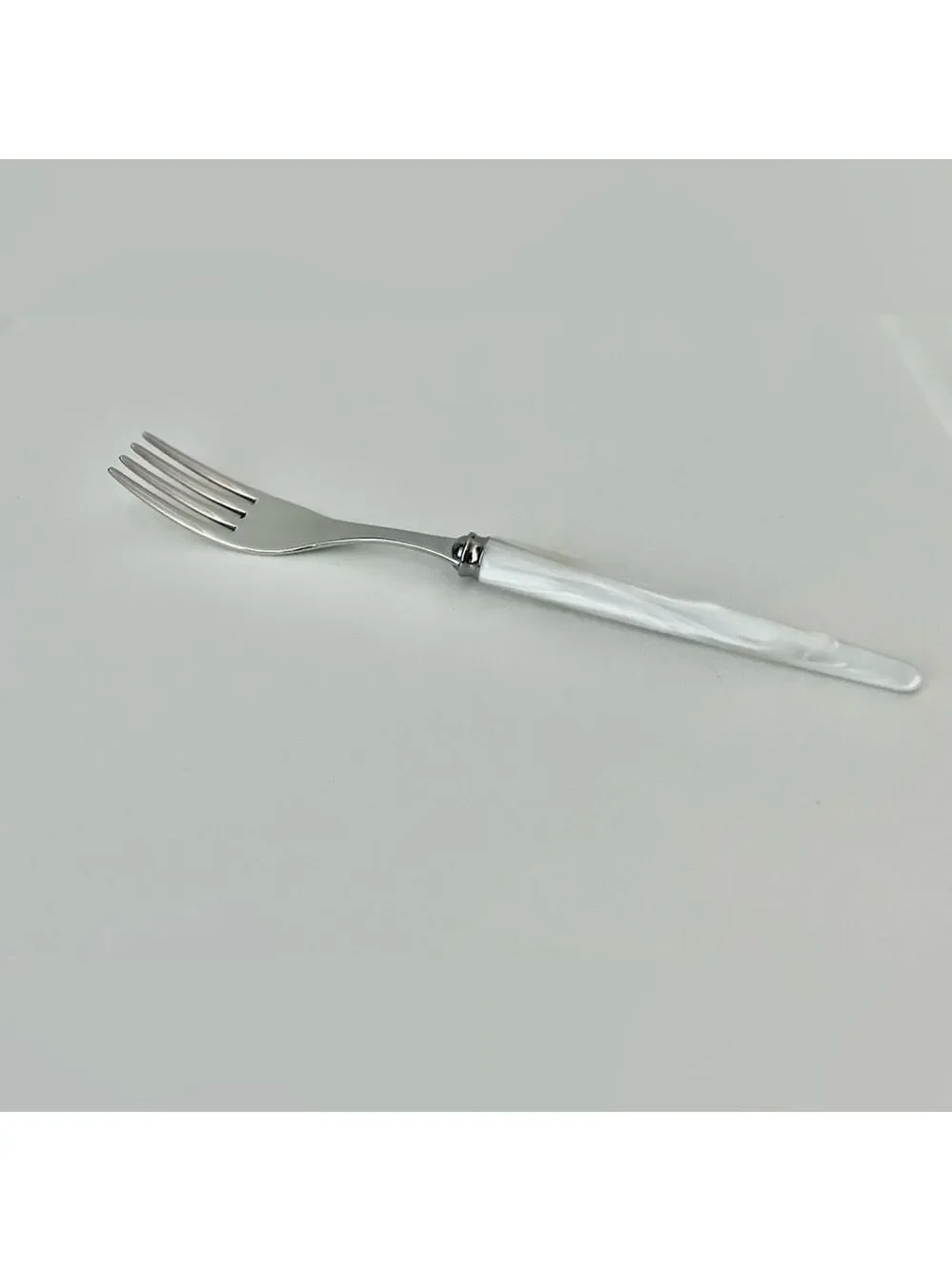 NWOT CAPDECO Elegant Tang White Dining Fork Set of 6
